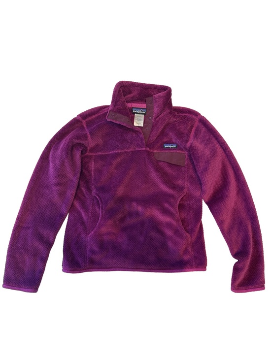 Patagonia Tops - Patagonia Re-Tool Snap-T Fleece Pullover Women’s Small Pink Purple Polartec